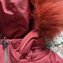 Diesel maroon puff coat Image 9