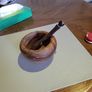 Pestle and mortar hardwood Image 6