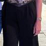 WAREHOUSE black contemporary jumpsuit with bralet insert Sz 12UK Image 2