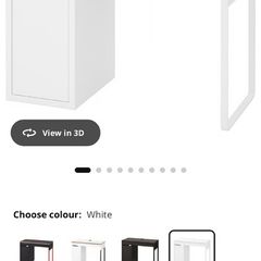 white ikea desk