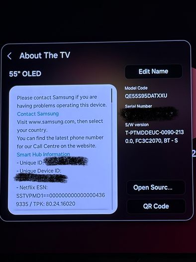 Samsung S95d 55 Oled Tv
