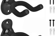 NEW SALE | 2 Pack Guitar Holder Wall Mount Guitar Hanger, Guitar Wall Mount Display Bracket Hooks for Electric Guitar, Classical Acoustic Guitar, Bass Ukulele Mandolin Banjo