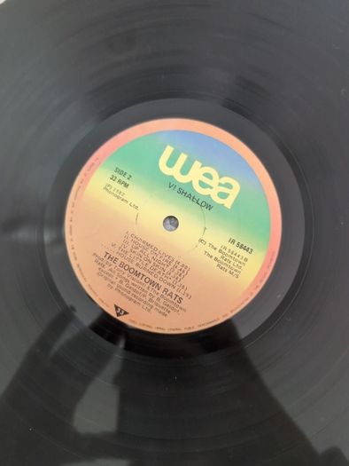 The Boomtown Rats - V Deep (LP, Album) Irish Pressing