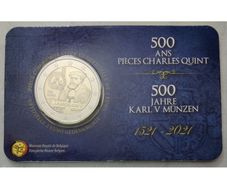 Belgium 2 Euro Base Metals Brilliant Uncirculated Coin 2021 - 500 Years of Carolus V - 2 Euro Commemorative Coin