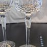 Galway Crystal Castlerosse Hock Wine Glasses Pair 20cm Vintage Irish Crystal Image 8