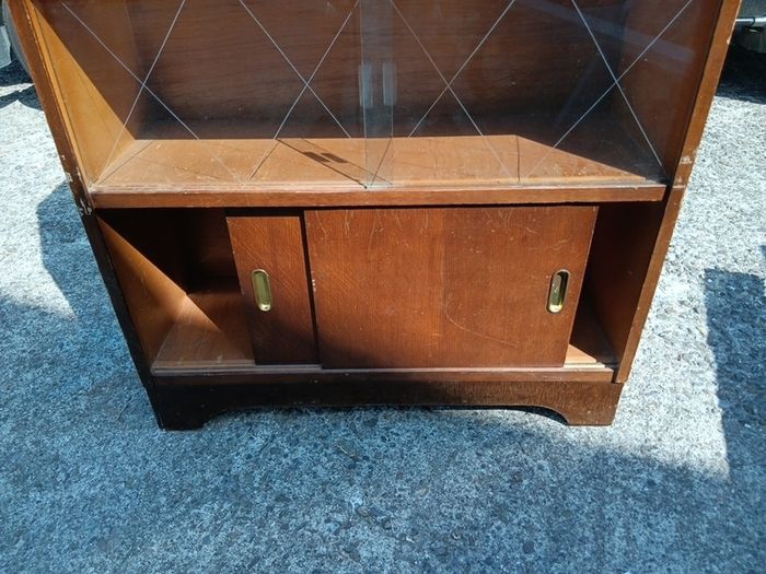 mid-century oak bureau