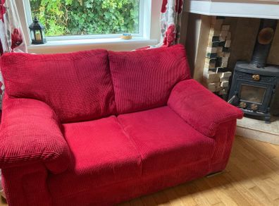 very comfortable  two seater sofa