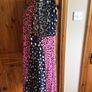 Ladies Annime blue and pink print A Line Dress size M includes postage Image 4