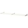 IKEA Ekby Jarpen Wall Shelf x 2, White, Aluminium 120x28 cm Image 5