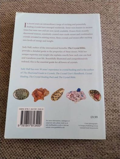 New Crystals and healing stones by Judy Hall in very good condition FREE STANDARD POSTAGE INCLUDED