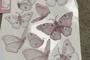 Beautiful butterflies fabric Wall Decals