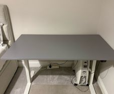 IKEA RODULF Standing Desk 140x80 cm Grey