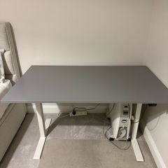 IKEA RODULF Standing Desk 140x80 cm Grey