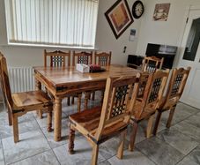 Dinning Table and 8 Chairs