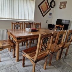 Dinning Table and 8 Chairs