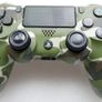 PS4 Official Dual Shock 4 Green Camo Controller Image 7