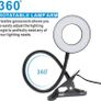 LED Desk Lamp Clip On Light, 3 Light Mode 10 Dimmable Brightness Eye Caring Book Light, Adjustable LED Clip Lamp for Reading Studying Working Video Conference Lighting (FREE POSTAGE) Image 3