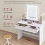 XL Dressing table with Bulbs and mirror  LED lighting Image 5
