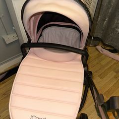 icandy peach 7pram bundle in blush