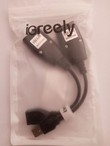 iGreely USB Extender - USB 2.0 to RJ45 Lan Extension Adapter Over Cat5/Cat5e /Cat6 Cable
