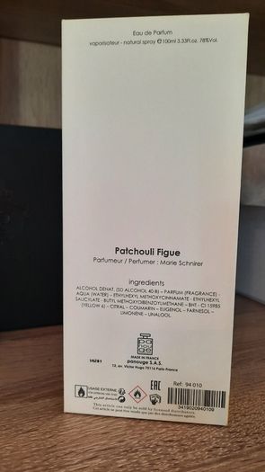 Perfume Patchouli Figue