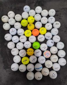 64 golf balls