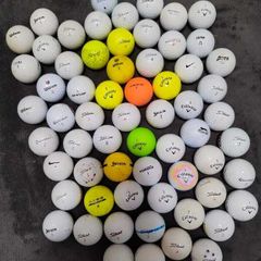 64 golf balls