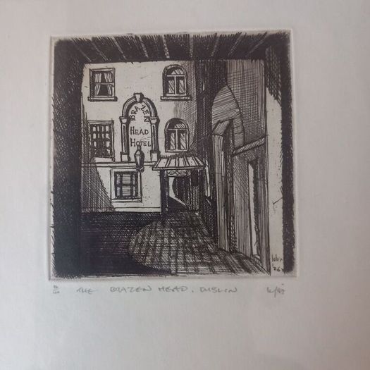 Brian Lalor - The Brazon Head Dublin; Etching 16/100