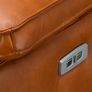 ELLA 2 Seater Power Cognac Leather Image 3