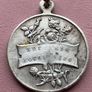 Silver Antique Medal Immaculate Conception of Mary Image 2