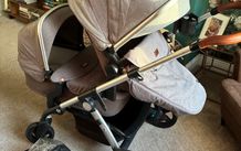 Silver cross tandem pram and stroller