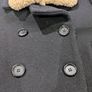 Maje Navy Wool Short Coat 36 Image 4