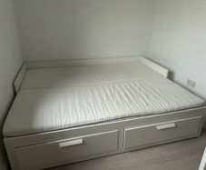 IKEA BRIMNES Daybed with 2 Drawers & Mattresses
