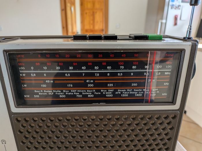 Vintage ITT Multi-Band Radio