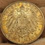 Germany  German States Bavaria Silver 1911 2 Mark Prince Regent Luitpold Beautiful Uncirculated Toned! Image 3