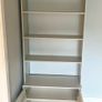 Grey Wooden Bookcase Display Shelf Dutch design Image 5