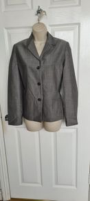 Grey/Silver Light Wool Blazer from Bianca size 10