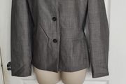 Grey/Silver Light Wool Blazer from Bianca size 10