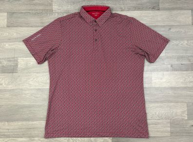 Galvin Green Patterned Golf Polo Shirt Mens XXL