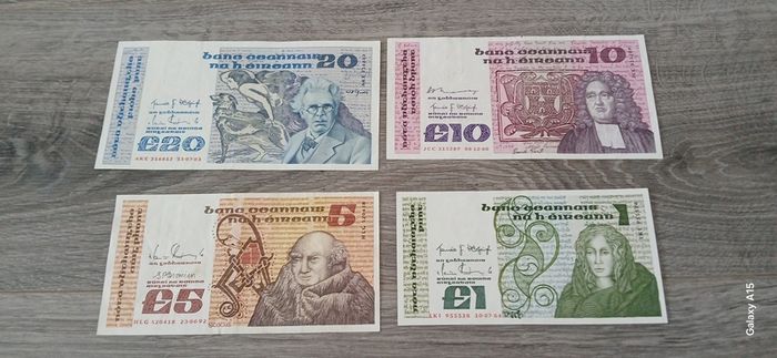 Irish punt notes