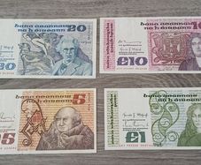 Irish punt notes