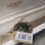 Henry London Gold Mesh Watch. New, Discontinued Model Image 2