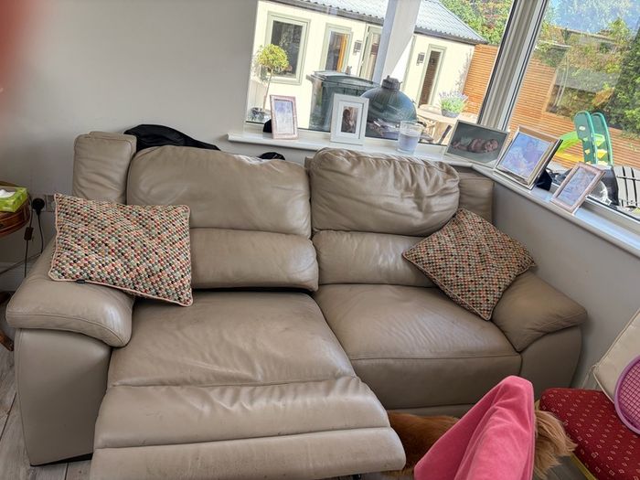 leather recliner