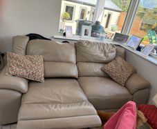 leather recliner