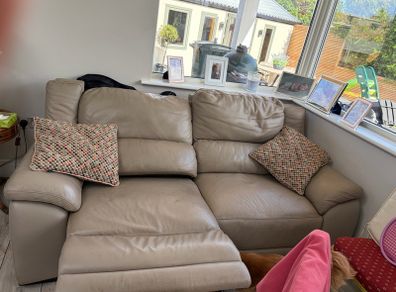 leather recliner