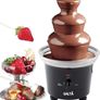 Large Size Stainless Steel Chocolate Fountain Fondue Set Electric 3-Tier Machine with Hot Melting Pot Base 500ml Capacity (FREE POSTAGE) Image 6