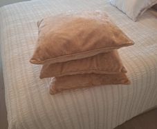 3 throw cushions