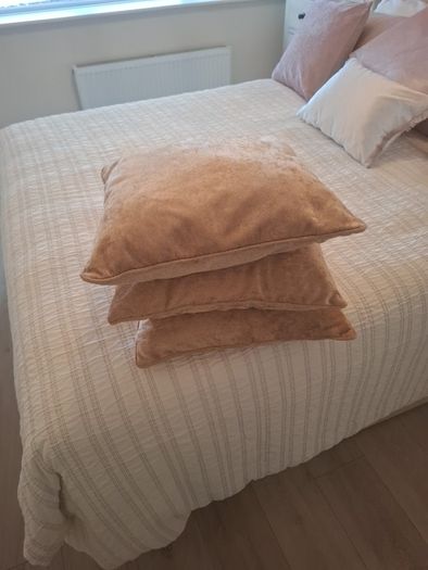 3 throw cushions