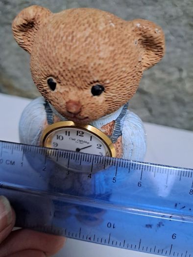 W Widdop Clock Teddy bear