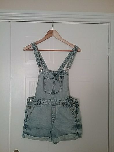 New Denim shorts Dungarees 12-15yrs